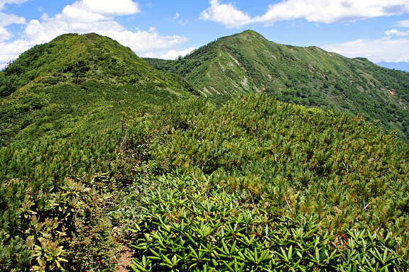 猟師ノ頭と白砂山