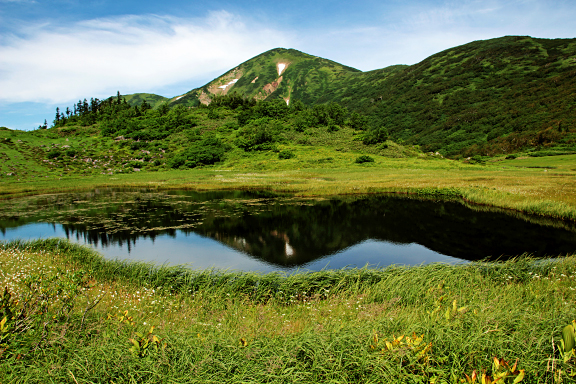 逆さ火打山