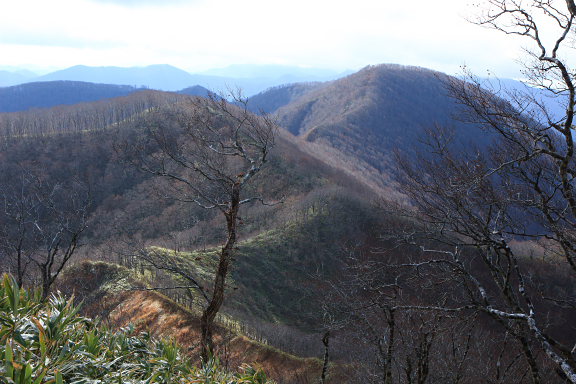 奥戸立山と奥寒風山