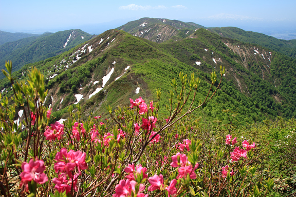槍ヶ先と八森山