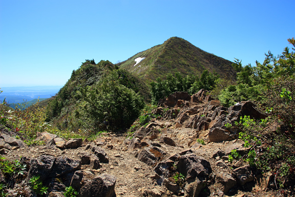 蟻ノ戸渡と北雁戸山