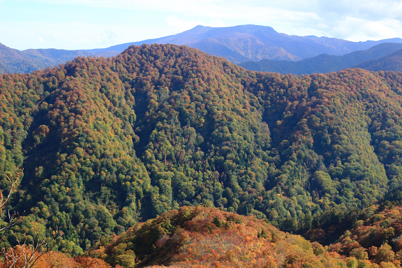 大日山と御所山（船形山）