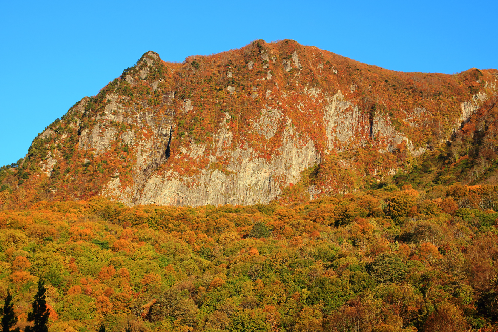黒伏山南壁