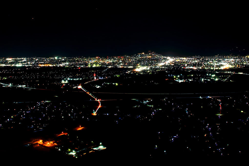 山形市街の夜景